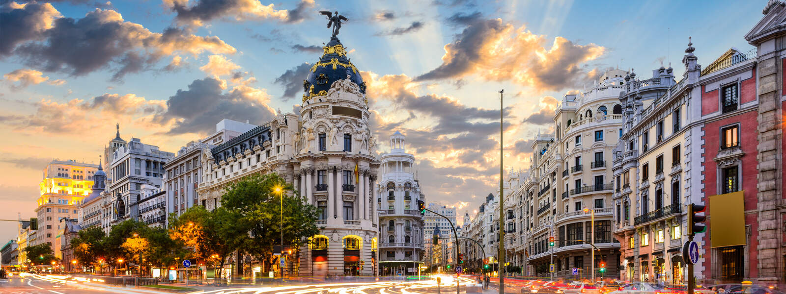 Gran Vía, Madrid, İspanya