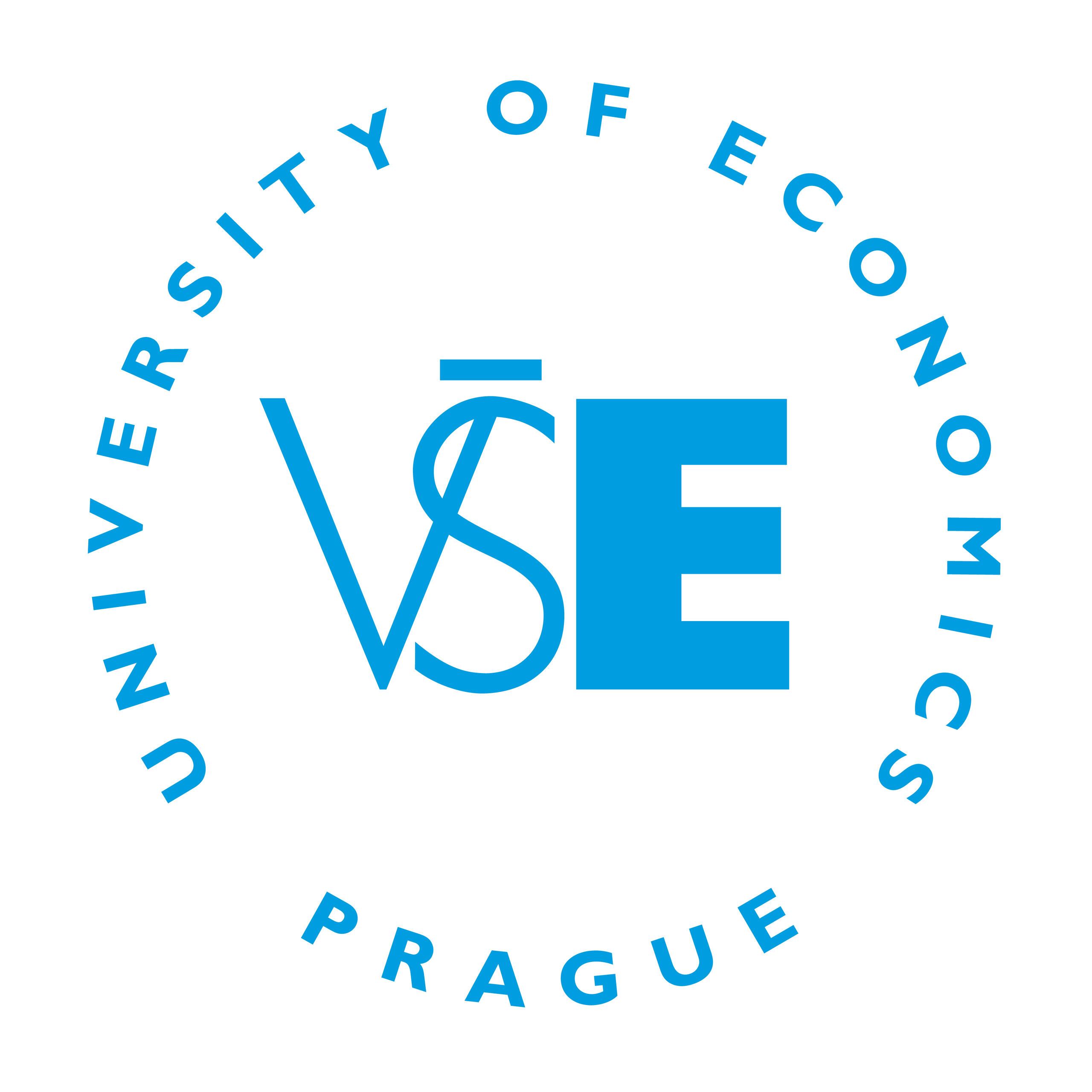 Prag Ekonomi ve İşletme Üniversitesi (VŠE) logosu